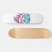 Candy Color Rose Skateboard (Horizontal)