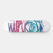 Candy Color Rose Skateboard (Horizontal)