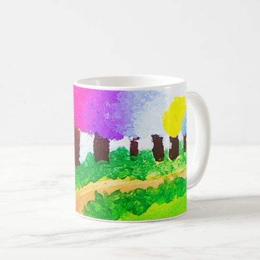 Candy Color Tree Tasse (VorderseiteRechts)
