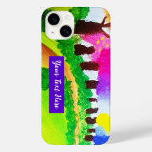 Candy Color Trees - iPhone Case