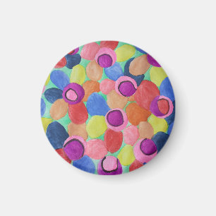 Candy Colored Blume Magnet