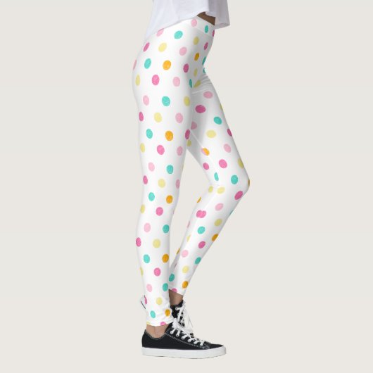 Candy Colored Polka Dots Leggings (Rechts)