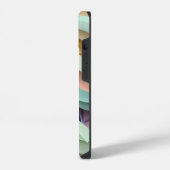 Candy Colored Wavy Stripes iPhone Hülle (Linke Seite)