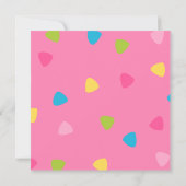 Candy Colors Dino Einladung (Rückseite)