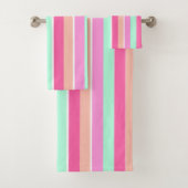 Candy Colors Stripes Badhandtuch Set (Insitu)