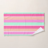 Candy Colors Stripes Badhandtuch Set (Handtuch)
