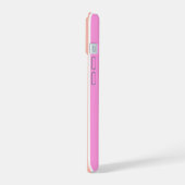 Candy Colors Stripes iPhone 15 Hülle (Linke Seite)