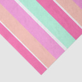 Candy Colors Stripes Seidenpapier (Detail)