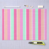 Candy Colors Stripes Seidenpapier (Handwerk)