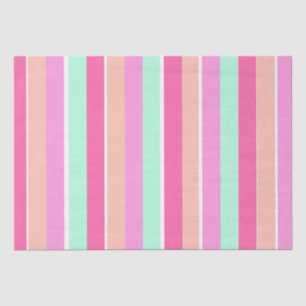 Candy Colors Stripes Seidenpapier