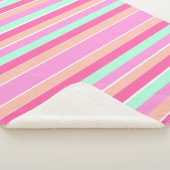 Candy Colors Stripes Sherpadecke (3/4)