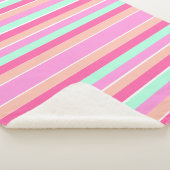 Candy Colors Stripes Sherpadecke (3/4)