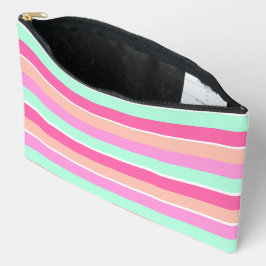 Candy Colors Stripes Zubehörtasche