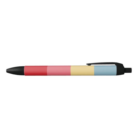 Candy Colors Vertikale Streifen Kugelschreiber (Oberseite)