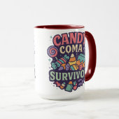Candy Coma Survivor | Halloween  Tasse (VorderseiteRechts)