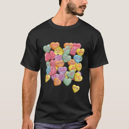 Candy Conversation Er für Anti's Day T-Shirt (Vorderseite)