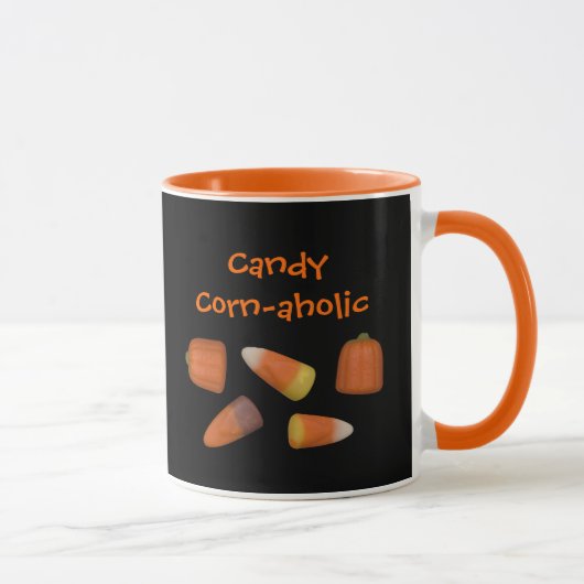 Candy Corn Addict - Candy Corn-aholic Tasse (Rechts)