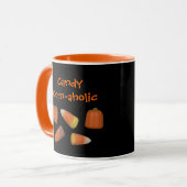 Candy Corn Addict - Candy Corn-aholic Tasse (Vorderseite Links)