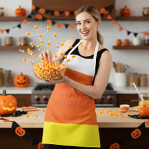 Candy Corn Addict Funny Halloween Schürze