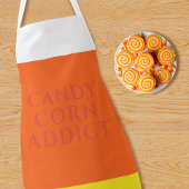 Candy Corn Addict Funny Halloween Schürze