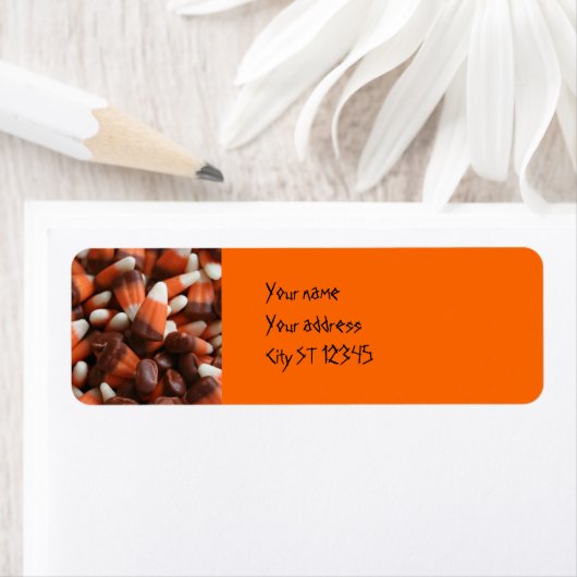 Candy Corn Address Label (Insitu)