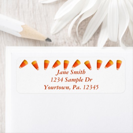 Candy Corn Address Label (Insitu)