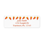 Candy Corn Address Label (Vorne)