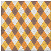 Candy Corn Argyle Herbst Diamantmuster Stoff (Nahaufnahme)