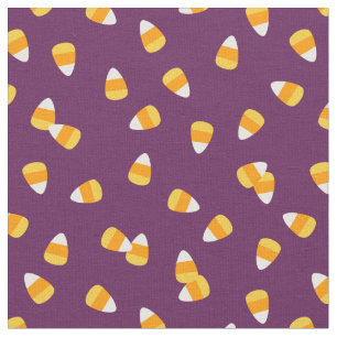 Candy Corn auf Lila Stoff