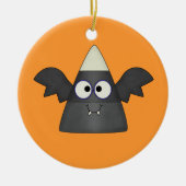 Candy Corn Bat Keramik Ornament (Vorne)