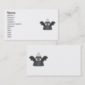 Candy Corn Bat Visitenkarte (Vorne/Hinten)