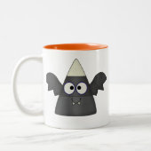 Candy Corn Bat Zweifarbige Tasse (Links)