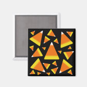 Candy Corn Black Magnet (Vorderseite/Rückseite)