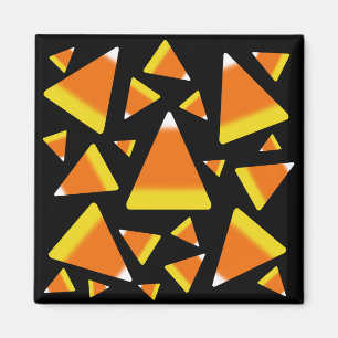 Candy Corn Black Magnet