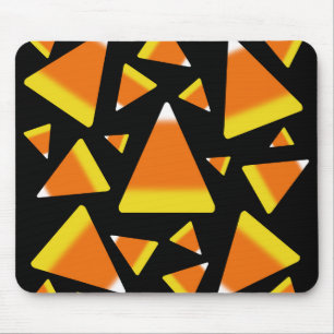 Candy Corn Black Mousepad