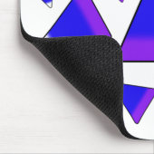 Candy Corn Blue & Lila Mousepad (Ecke)