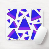 Candy Corn Blue & Lila Mousepad (Mit Mouse)