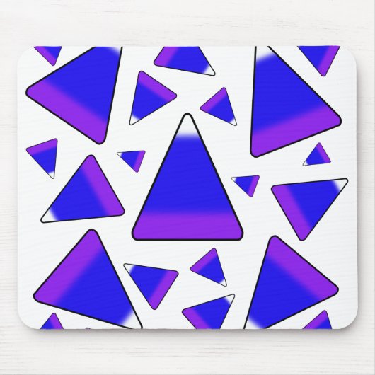 Candy Corn Blue & Lila Mousepad (Vorne)