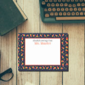 Candy Corn Border Personalisiert Halloween Post-it Klebezettel