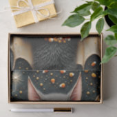 Candy Corn Cat Bat Decoupage Seidenpapier (Geschenk)