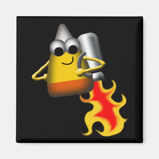 Candy Corn Chaos - Funny 1 von 4 - Magnet (Vorne)