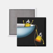 Candy Corn Chaos - Funny 3 von 4 - Magnet (Vorderseite/Rückseite)