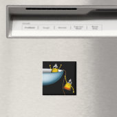 Candy Corn Chaos - Funny 3 von 4 - Magnet (In Situ (Geschirrspüler))