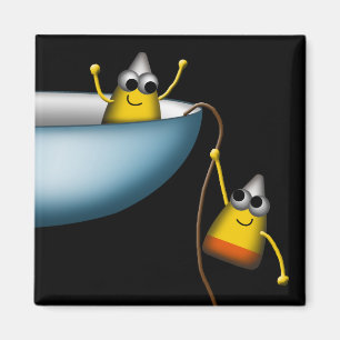 Candy Corn Chaos - Funny 3 von 4 - Magnet