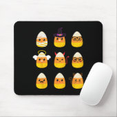 Candy Corn Costume Characters - Niedlich Halloween Mousepad (Mit Mouse)
