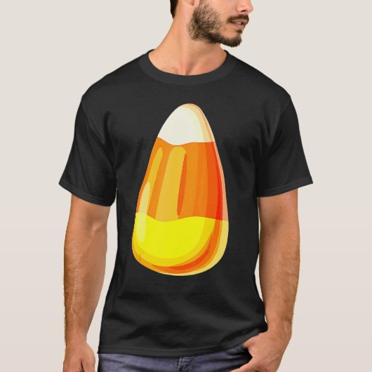 Candy Corn Costume Last Minute Lazy Party 1 T-Shirt (Vorderseite)