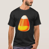 Candy Corn Costume Last Minute Lazy Party T-Shirt (Vorderseite)
