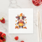 Candy Corn Cow Serviette (Beispiel)