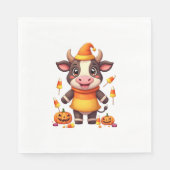 Candy Corn Cow Serviette (Vorderseite)