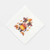 Candy Corn Cow Serviette (Ecke)